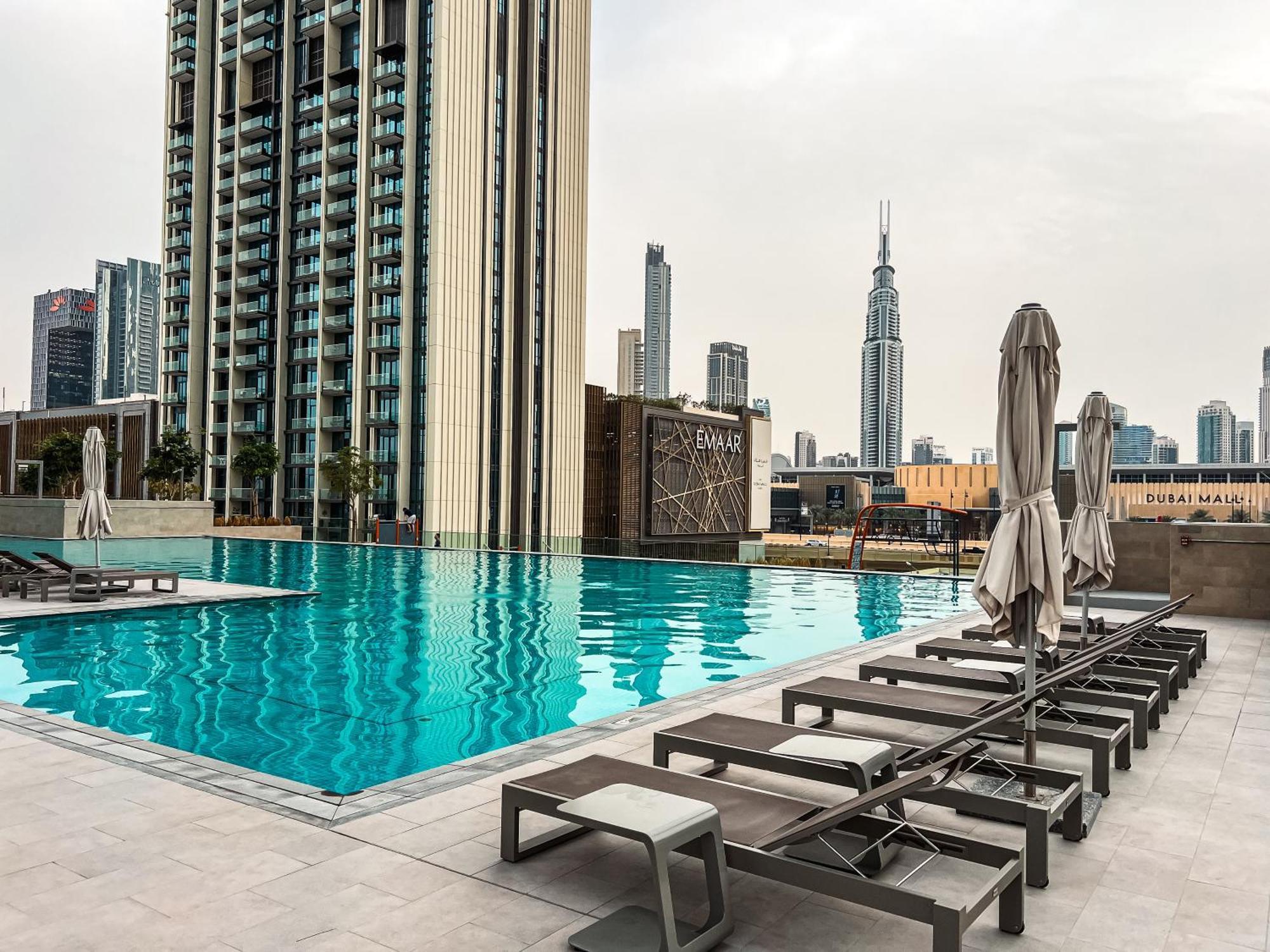 Stunning Burj View Dubai Mall Access Infinity Pool Apartment ภายนอก รูปภาพ