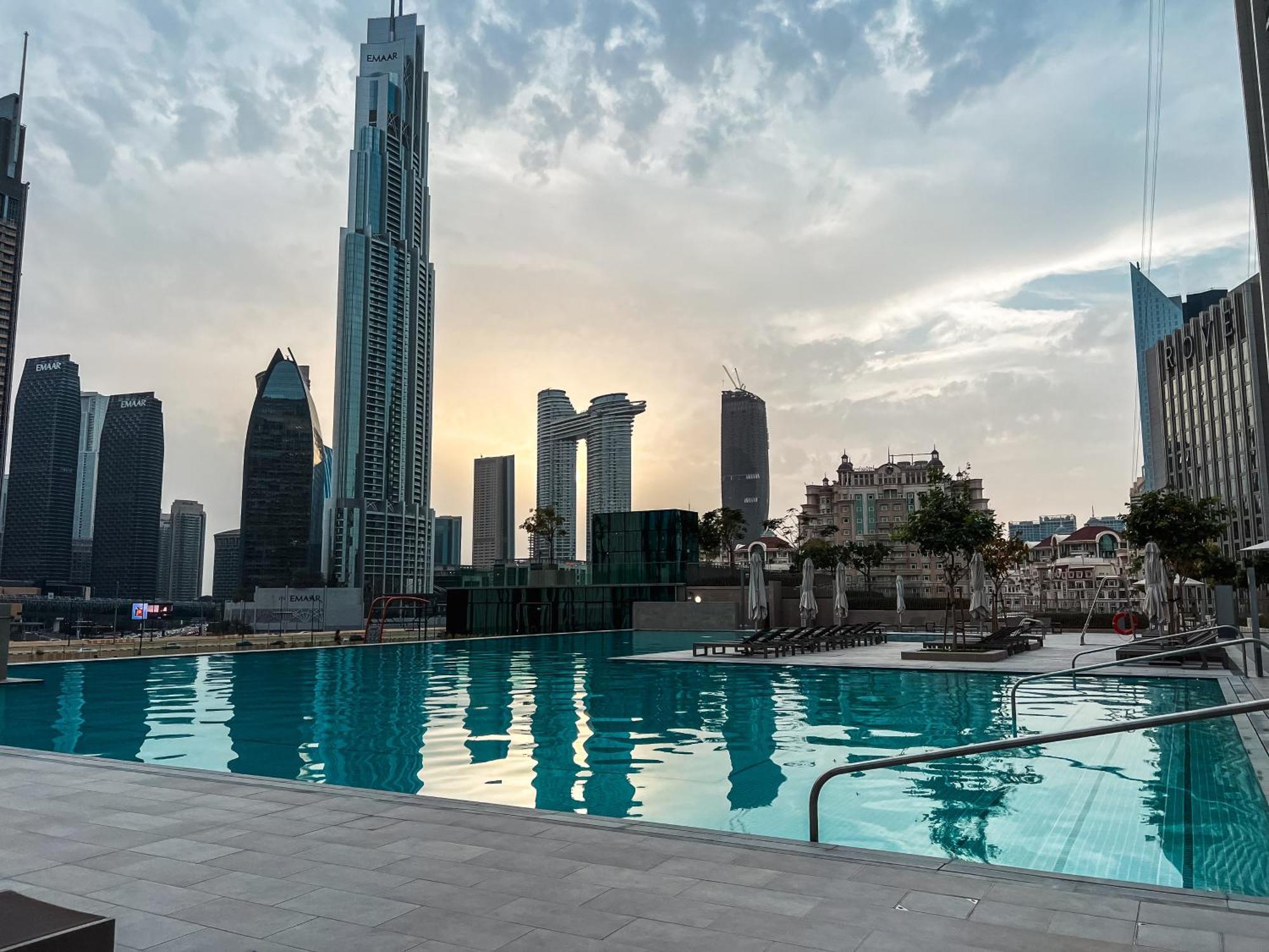 Stunning Burj View Dubai Mall Access Infinity Pool Apartment ภายนอก รูปภาพ