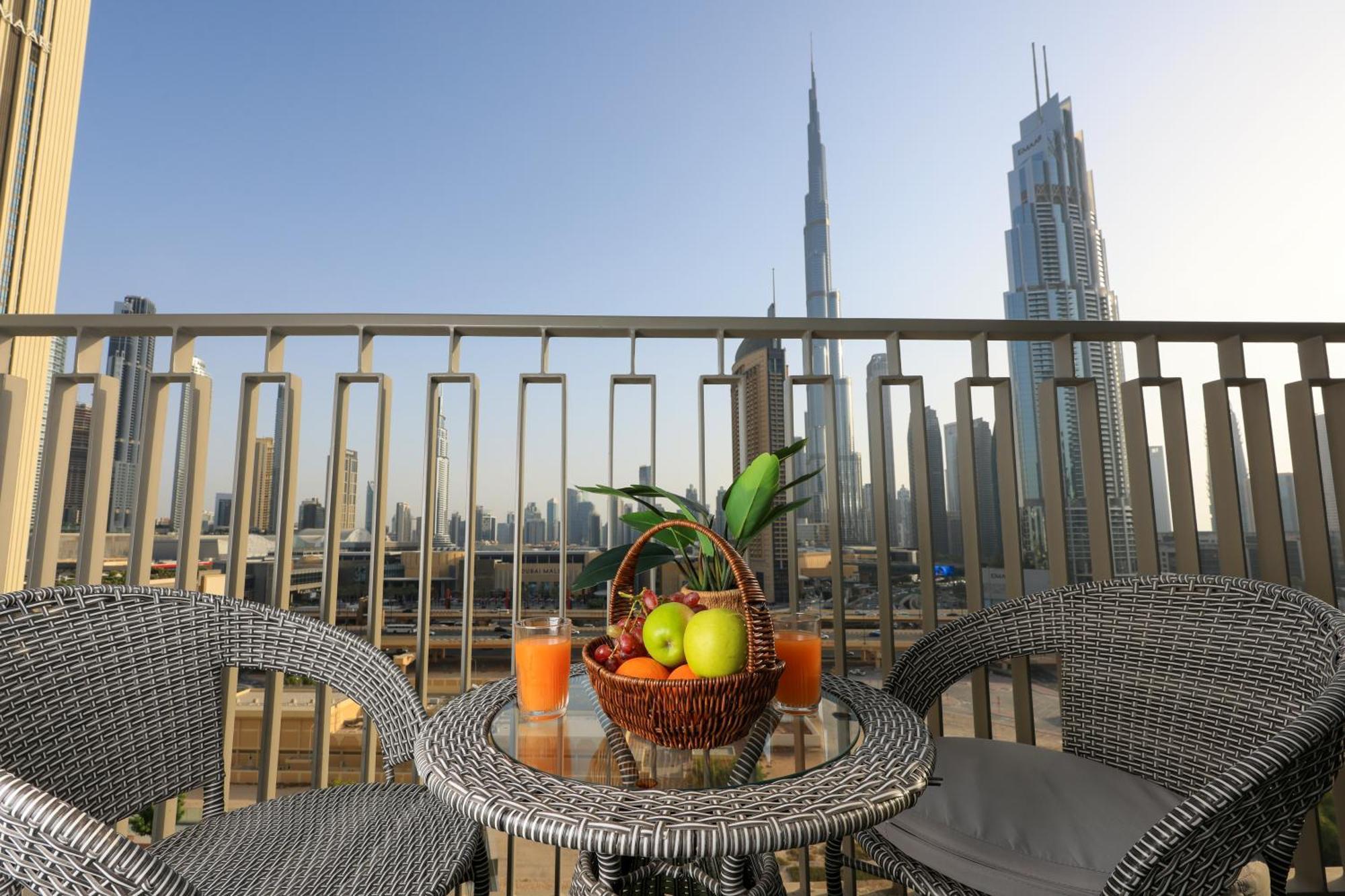 Stunning Burj View Dubai Mall Access Infinity Pool Apartment ภายนอก รูปภาพ