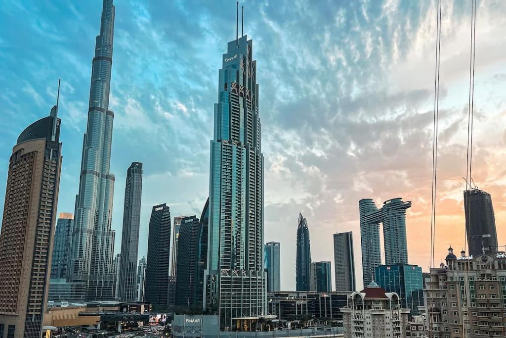 Stunning Burj View Dubai Mall Access Infinity Pool Apartment ภายนอก รูปภาพ