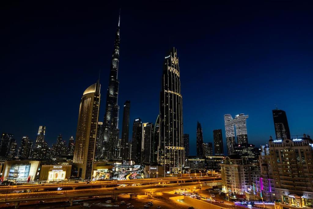 Stunning Burj View Dubai Mall Access Infinity Pool Apartment ภายนอก รูปภาพ